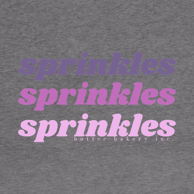 Violet Sprinkles by butter bakery inc